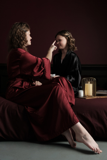 Заказать семейную фотосессию в студии с детьми в Перми от фотостудии Fashion Box
 – фото № 15